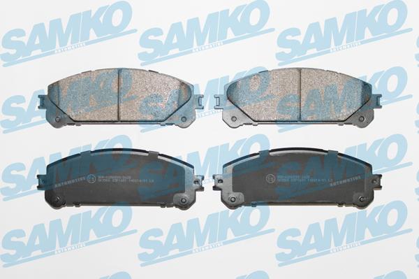 Samko 5SP1691 - Тормозные колодки, дисковые, комплект autospares.lv