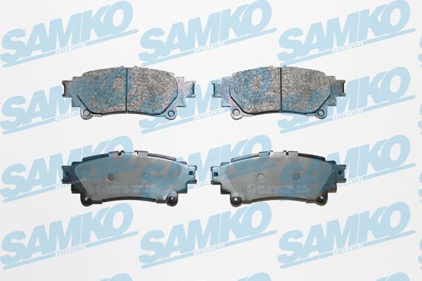 Samko 5SP1693 - Тормозные колодки, дисковые, комплект autospares.lv