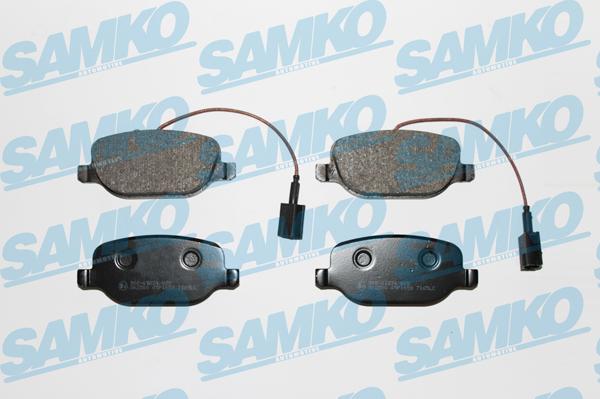 Samko 5SP1659 - Тормозные колодки, дисковые, комплект autospares.lv