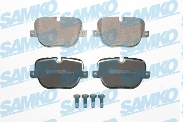 Samko 5SP1652 - Тормозные колодки, дисковые, комплект autospares.lv