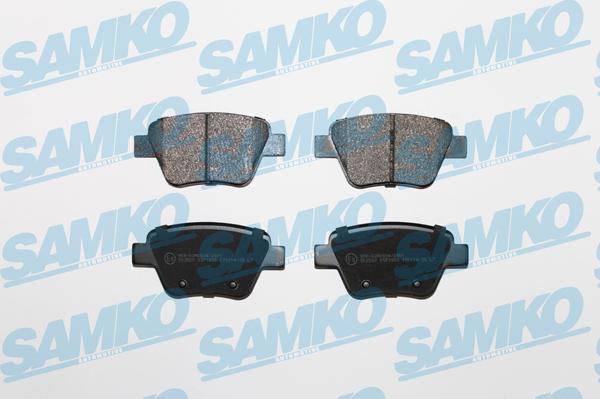 Samko 5SP1608 - Тормозные колодки, дисковые, комплект autospares.lv