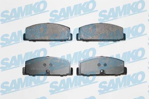 Samko 5SP160 - Тормозные колодки, дисковые, комплект autospares.lv