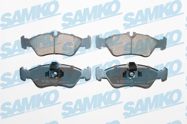Samko 5SP1611 - Тормозные колодки, дисковые, комплект autospares.lv