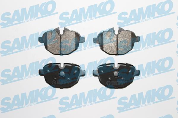 Samko 5SP1618 - Тормозные колодки, дисковые, комплект autospares.lv