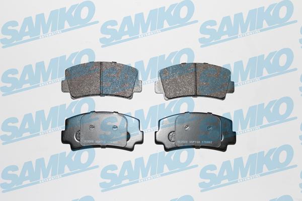 Samko 5SP168 - Тормозные колодки, дисковые, комплект autospares.lv