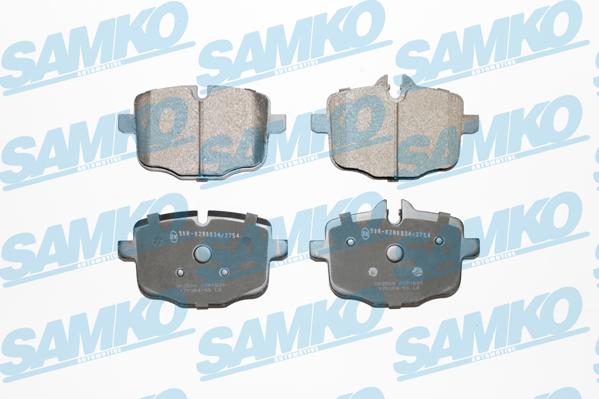 Samko 5SP1631 - Тормозные колодки, дисковые, комплект autospares.lv