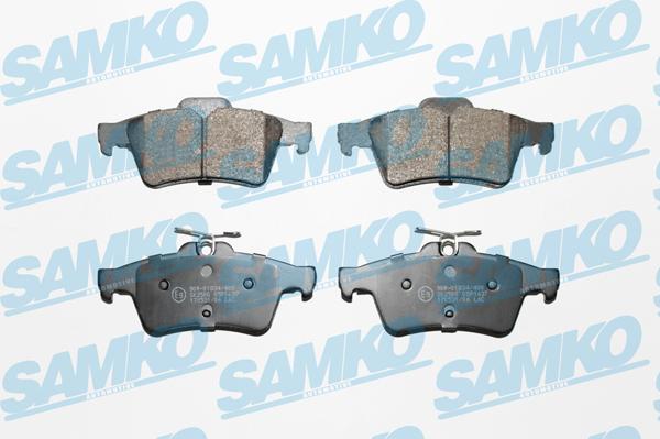 Samko 5SP1637 - Тормозные колодки, дисковые, комплект autospares.lv