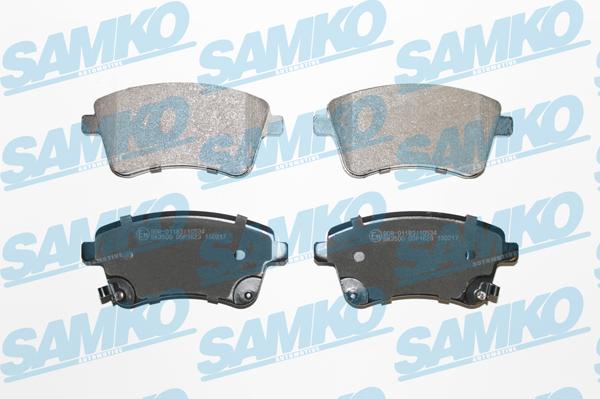 Samko 5SP1623 - Тормозные колодки, дисковые, комплект autospares.lv