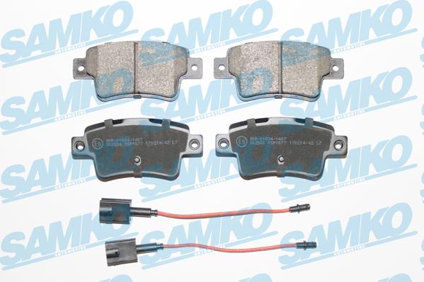 Samko 5SP1677 - Тормозные колодки, дисковые, комплект autospares.lv