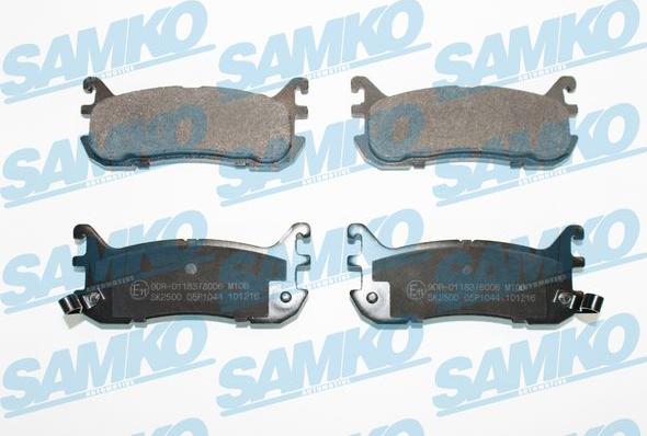 Samko 5SP1044 - Тормозные колодки, дисковые, комплект autospares.lv