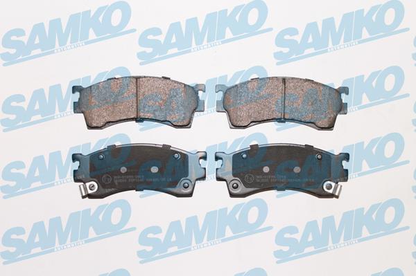 Samko 5SP1045 - Тормозные колодки, дисковые, комплект autospares.lv