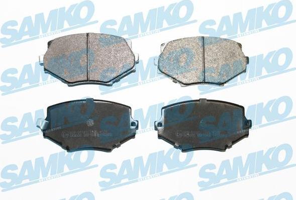 Samko 5SP1043 - Тормозные колодки, дисковые, комплект autospares.lv