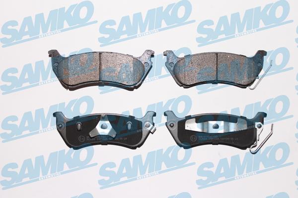 Samko 5SP1065 - Тормозные колодки, дисковые, комплект autospares.lv