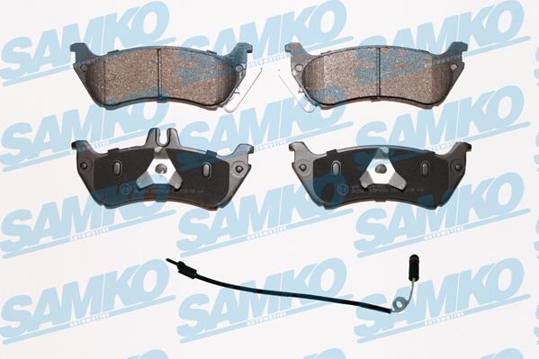 Samko 5SP1000A - Тормозные колодки, дисковые, комплект autospares.lv