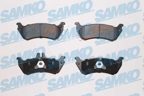 Samko 5SP1000 - Тормозные колодки, дисковые, комплект autospares.lv