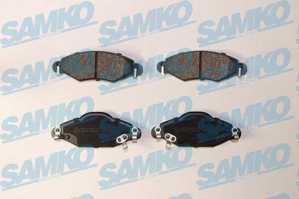 Samko 5SP1001 - Тормозные колодки, дисковые, комплект autospares.lv