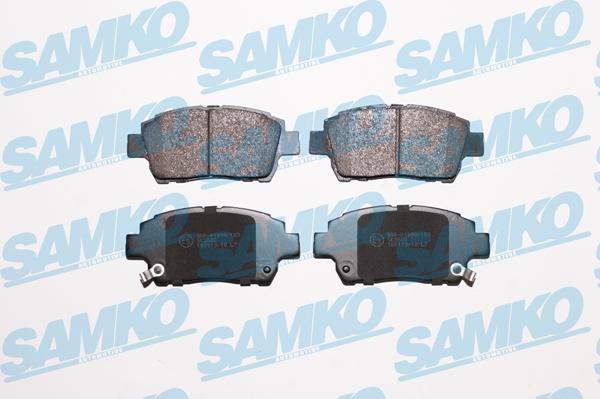Samko 5SP1003 - Тормозные колодки, дисковые, комплект autospares.lv