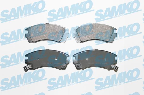 Samko 5SP1011 - Тормозные колодки, дисковые, комплект autospares.lv