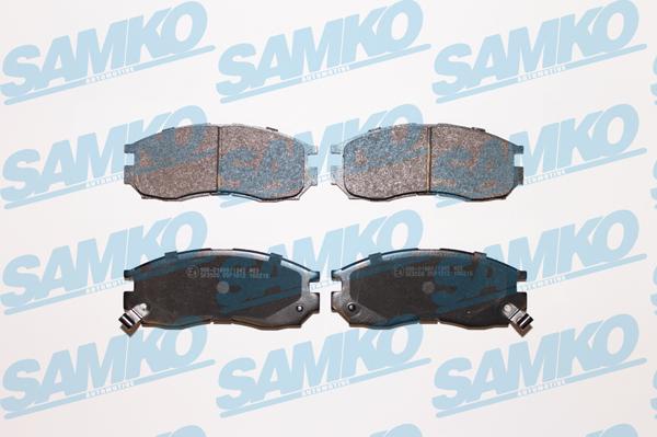 Samko 5SP1012 - Тормозные колодки, дисковые, комплект autospares.lv