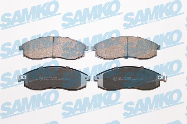 Samko 5SP1030 - Тормозные колодки, дисковые, комплект autospares.lv