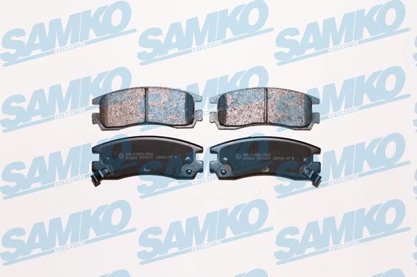 Samko 5SP1031 - Тормозные колодки, дисковые, комплект autospares.lv