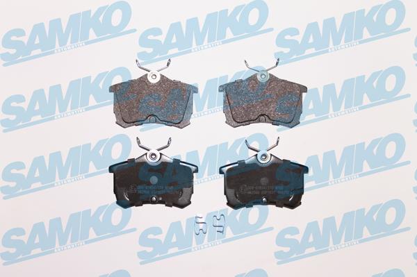 Samko 5SP1037 - Тормозные колодки, дисковые, комплект autospares.lv