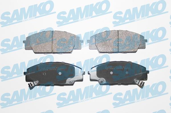 Samko 5SP1070 - Тормозные колодки, дисковые, комплект autospares.lv