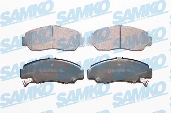 Samko 5SP1071 - Тормозные колодки, дисковые, комплект autospares.lv