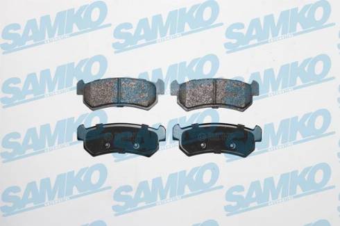 Samko 5SP1199 - Тормозные колодки, дисковые, комплект autospares.lv