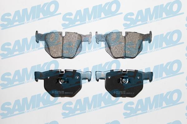 Samko 5SP1194 - Тормозные колодки, дисковые, комплект autospares.lv
