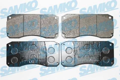 Samko 5SP1153 - Тормозные колодки, дисковые, комплект autospares.lv