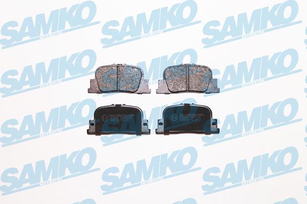 Samko 5SP1112 - Тормозные колодки, дисковые, комплект autospares.lv