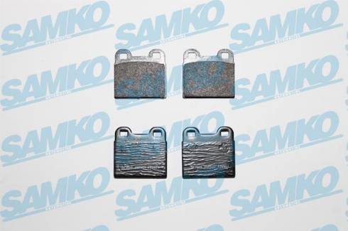 Samko 5SP111 - Тормозные колодки, дисковые, комплект autospares.lv