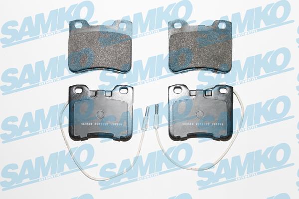 Samko 5SP1135 - Тормозные колодки, дисковые, комплект autospares.lv