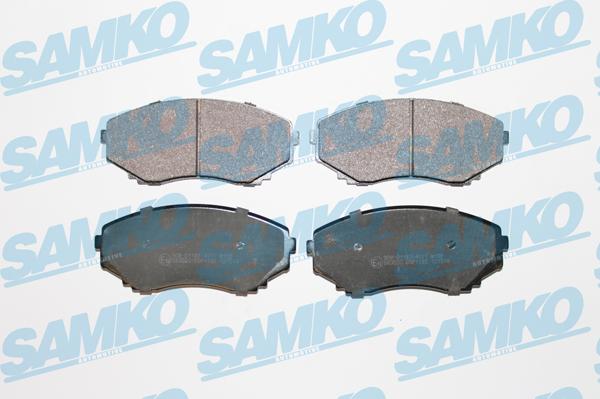 Samko 5SP1132 - Тормозные колодки, дисковые, комплект autospares.lv