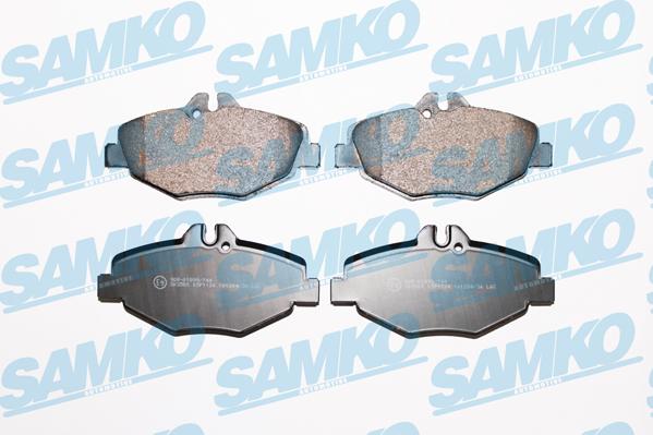 Samko 5SP1124 - Тормозные колодки, дисковые, комплект autospares.lv