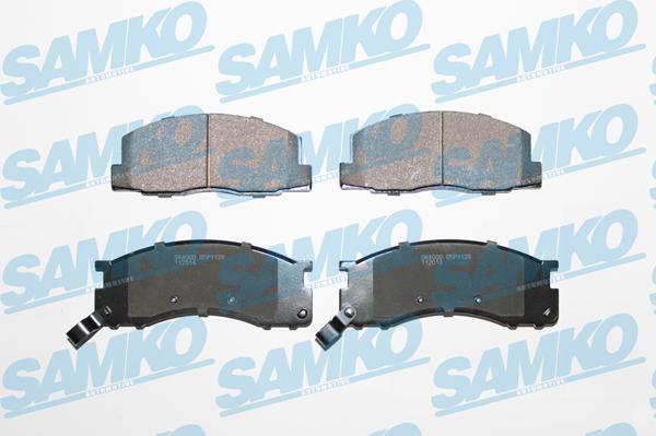 Samko 5SP1126 - Тормозные колодки, дисковые, комплект autospares.lv