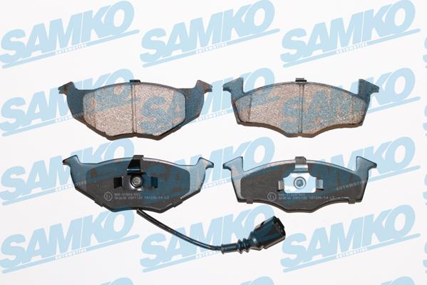 Samko 5SP1120 - Тормозные колодки, дисковые, комплект autospares.lv