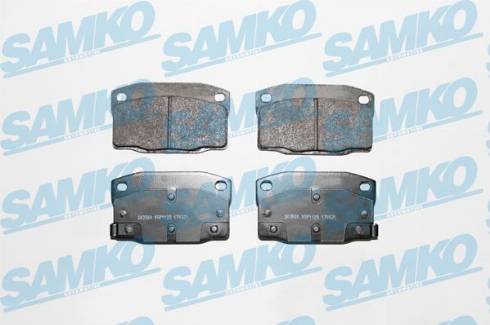 Samko 5SP1128 - Тормозные колодки, дисковые, комплект autospares.lv