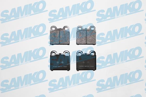 Samko 5SP112 - Тормозные колодки, дисковые, комплект autospares.lv