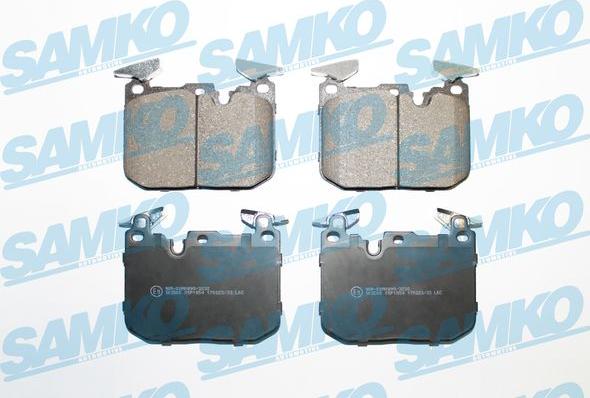 Samko 5SP1854 - Тормозные колодки, дисковые, комплект autospares.lv