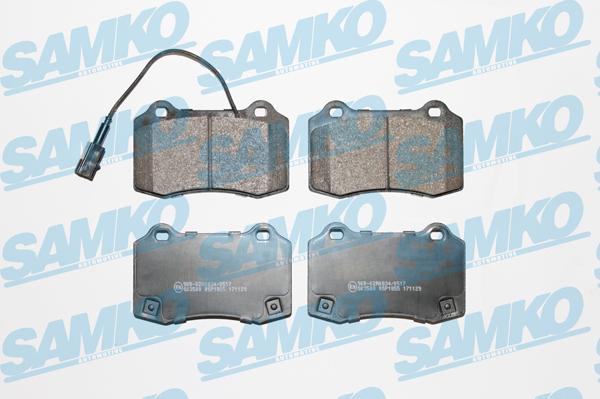 Samko 5SP1855 - Тормозные колодки, дисковые, комплект autospares.lv