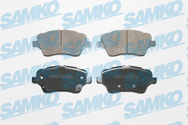 Samko 5SP1856 - Тормозные колодки, дисковые, комплект autospares.lv