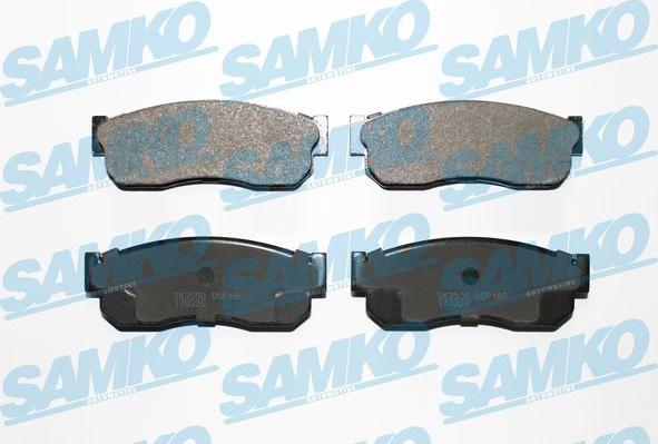 Samko 5SP185 - Тормозные колодки, дисковые, комплект autospares.lv