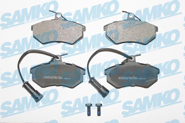 Samko 5SP1868 - Тормозные колодки, дисковые, комплект autospares.lv