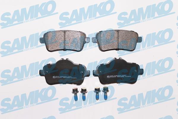 Samko 5SP1805 - Тормозные колодки, дисковые, комплект autospares.lv
