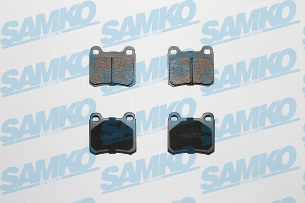 Samko 5SP181 - Тормозные колодки, дисковые, комплект autospares.lv