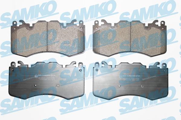 Samko 5SP1885 - Тормозные колодки, дисковые, комплект autospares.lv