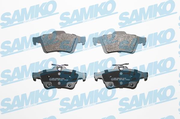Samko 5SP1882 - Тормозные колодки, дисковые, комплект autospares.lv