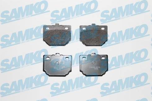 Samko 5SP182 - Тормозные колодки, дисковые, комплект autospares.lv